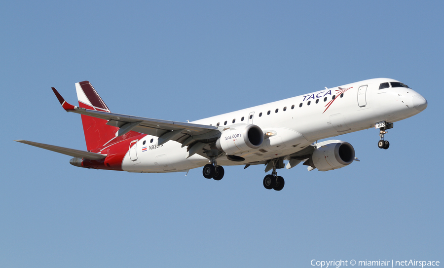 TACA International Airlines Embraer ERJ-190AR (ERJ-190-100IGW) (N938TA) | Photo 1316