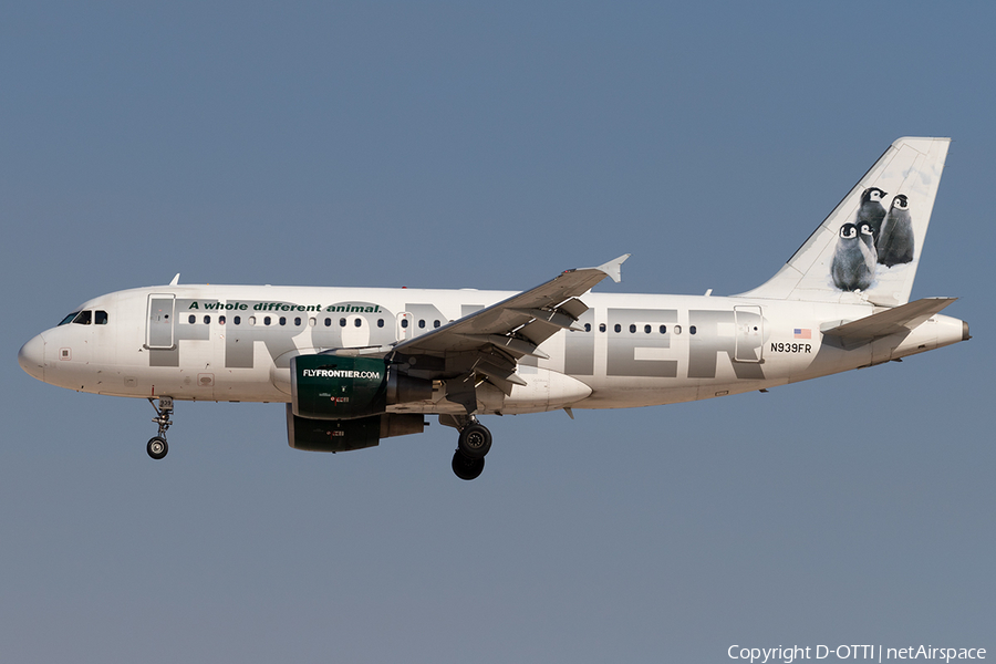 Frontier Airlines Airbus A319-111 (N939FR) | Photo 201147