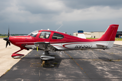 (Private) Cirrus SR22T GTS Xi (N93GD) at  Fond Du Lac County, United States
