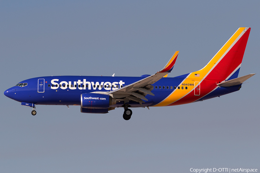 Southwest Airlines Boeing 737-7H4 (N940WN) | Photo 201769
