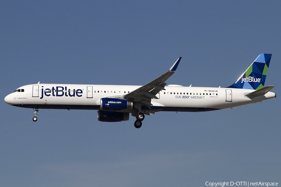 JetBlue Airways Airbus A321-231 (N942JB) | Photo 457882