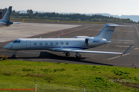 (Private) Gulfstream G-V-SP (G550) (N942JT) at  Santiago de Compostela, Spain