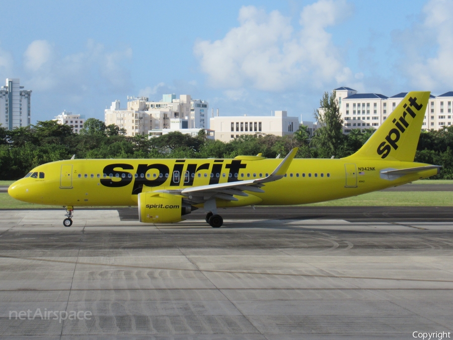 Spirit Airlines Airbus A320-271N (N942NK) | Photo 550265