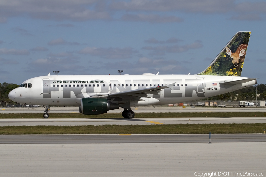 Frontier Airlines Airbus A319-112 (N943FR) | Photo 431674