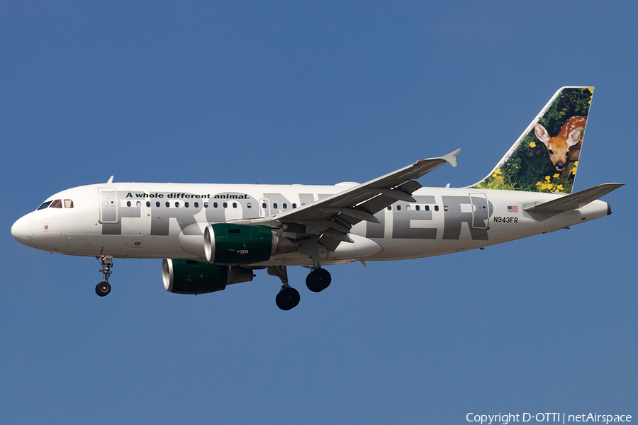 Frontier Airlines Airbus A319-112 (N943FR) | Photo 182306