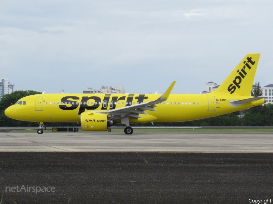 Spirit Airlines Airbus A320-271N (N943NK) | Photo 475434