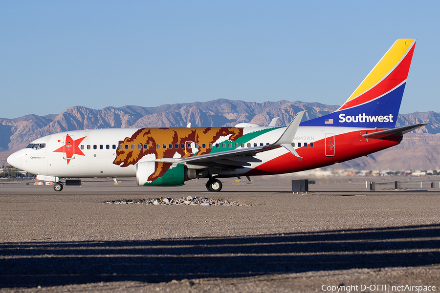 Southwest Airlines Boeing 737-7H4 (N943WN) | Photo 551514