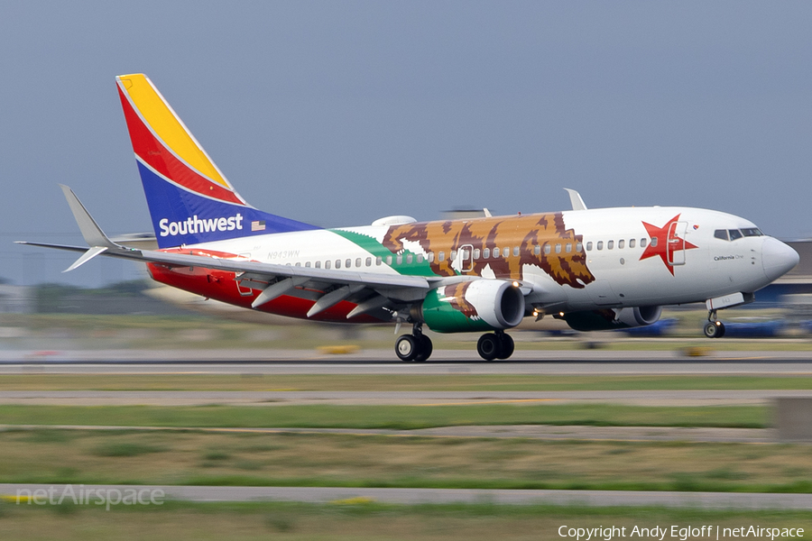 Southwest Airlines Boeing 737-7H4 (N943WN) | Photo 517351