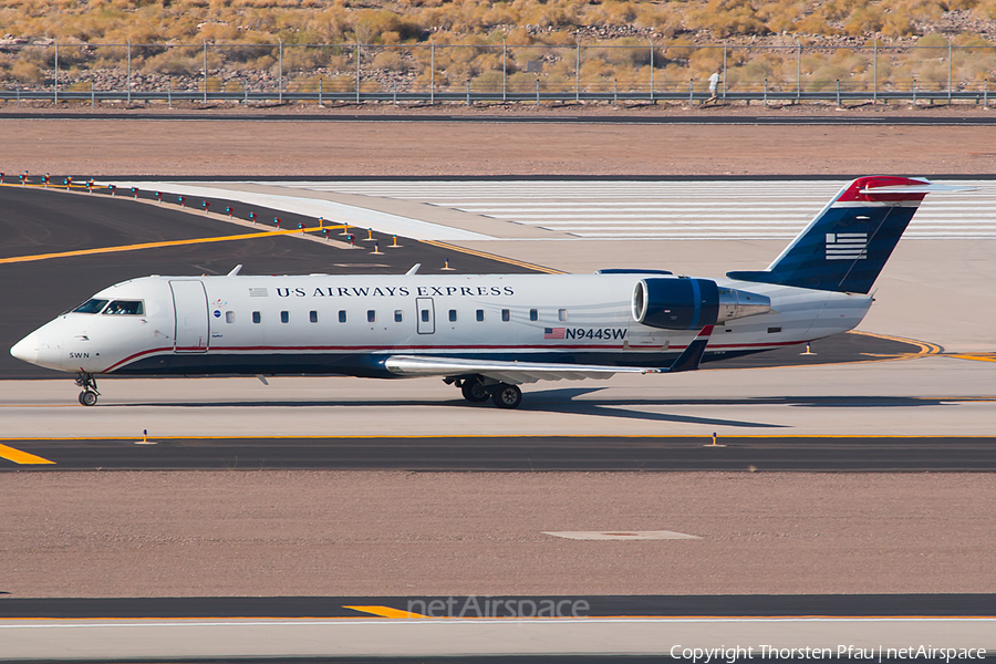 US Airways Express (SkyWest Airlines) Bombardier CRJ-200LR (N944SW) | Photo 88434