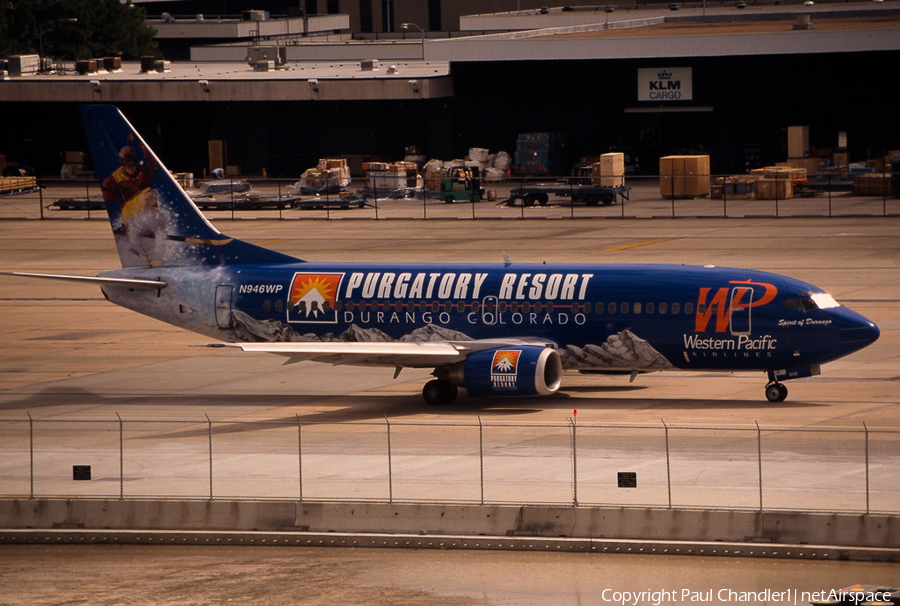 Western Pacific Airlines Boeing 737-317 (N946WP) | Photo 72545