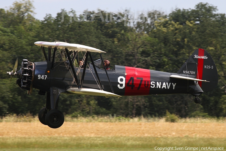 (Private) Boeing Stearman B75N1 (N9478H) | Photo 578943