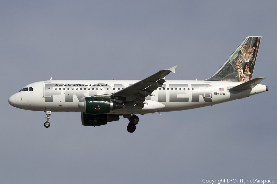 Frontier Airlines Airbus A319-111 (N947FR) | Photo 428618