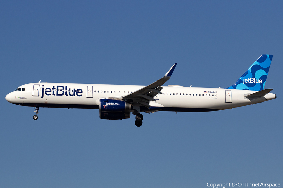 JetBlue Airways Airbus A321-231 (N947JB) | Photo 543136