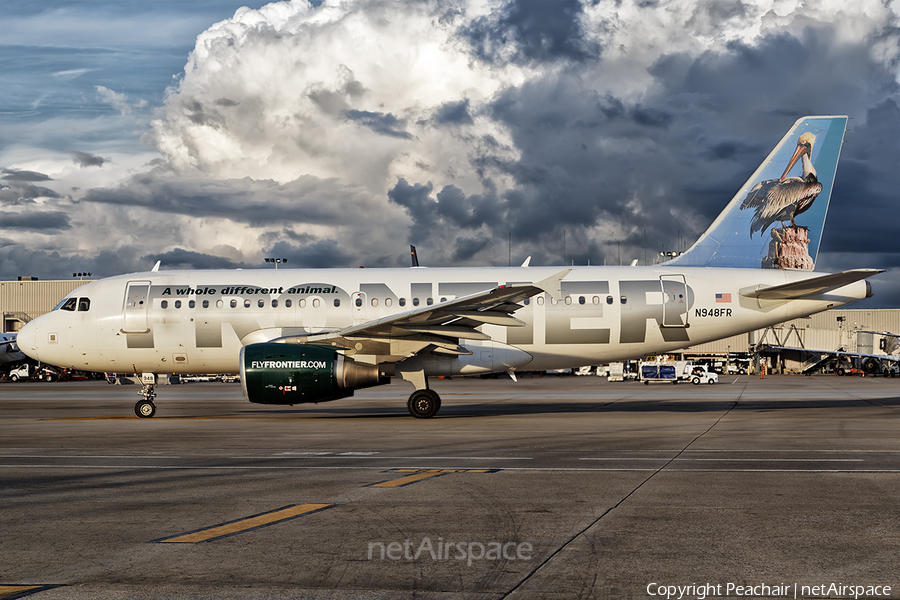 Frontier Airlines Airbus A319-111 (N948FR) | Photo 183449