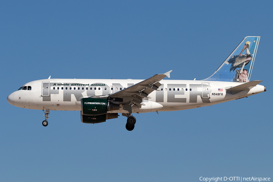Frontier Airlines Airbus A319-111 (N948FR) | Photo 202362
