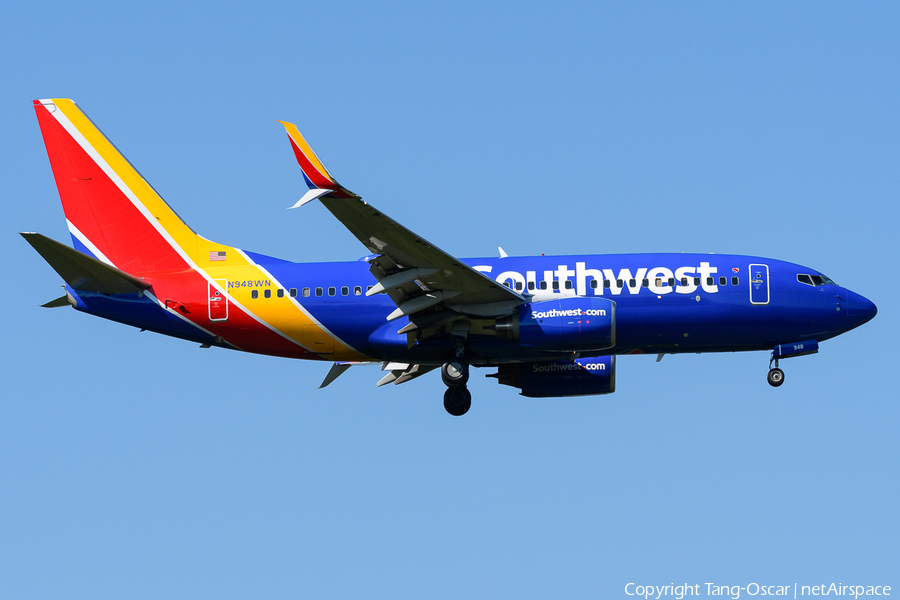 Southwest Airlines Boeing 737-7H4 (N948WN) | Photo 524002