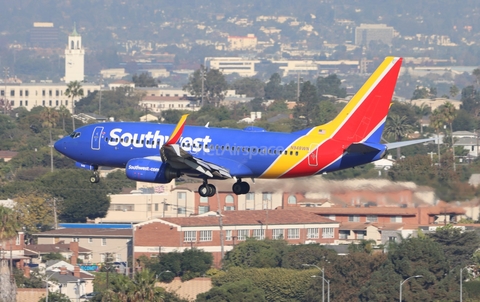 Southwest Airlines Boeing 737-7H4 (N948WN) at  Los Angeles - International, United States