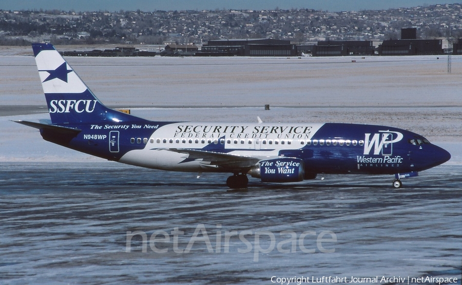 Western Pacific Airlines Boeing 737-301 (N948WP) | Photo 405965