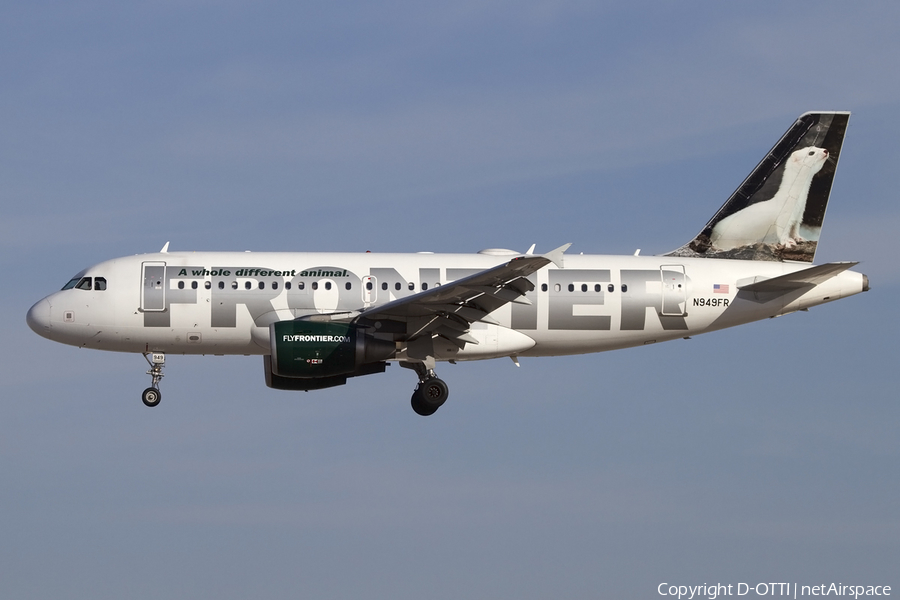 Frontier Airlines Airbus A319-111 (N949FR) | Photo 425377