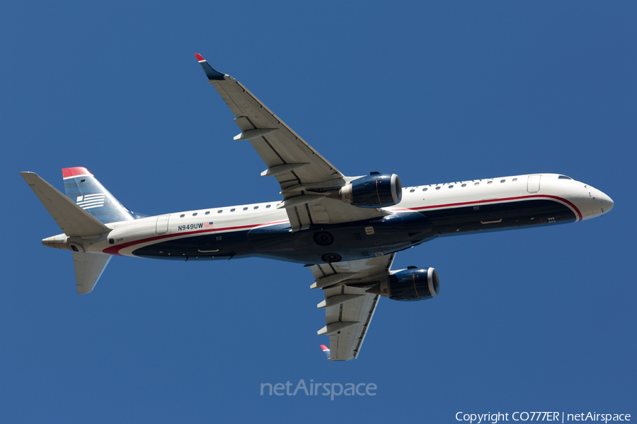 US Airways Embraer ERJ-190AR (ERJ-190-100IGW) (N949UW) | Photo 47258