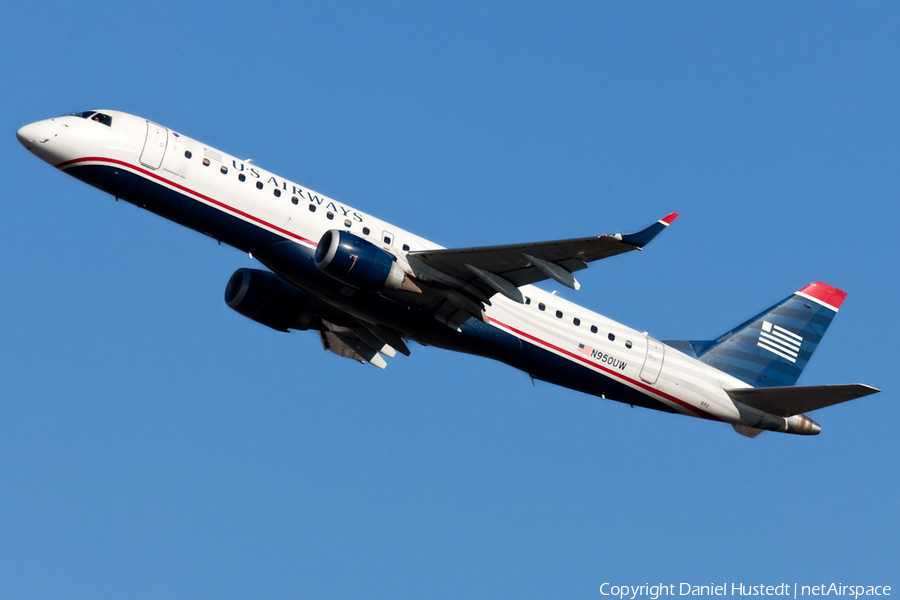 US Airways Embraer ERJ-190AR (ERJ-190-100IGW) (N950UW) | Photo 666680