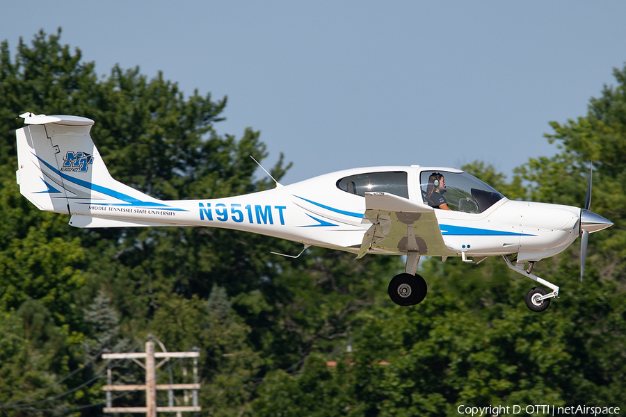 Middle Tennessee State University Diamond DA40 Diamond Star (N951MT) | Photo 635456