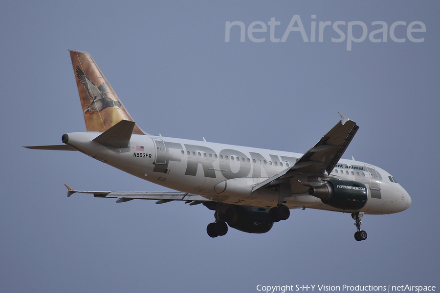 Frontier Airlines Airbus A319-112 (N953FR) | Photo 135076