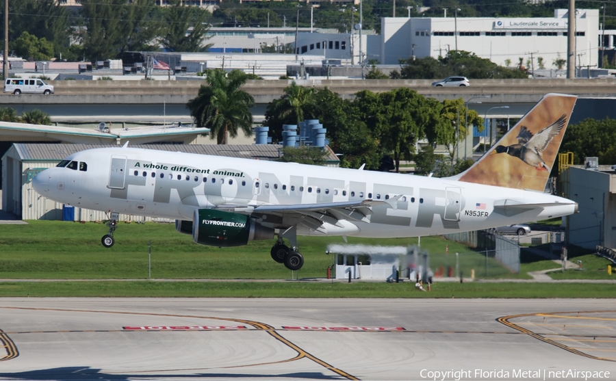 Frontier Airlines Airbus A319-112 (N953FR) | Photo 322562