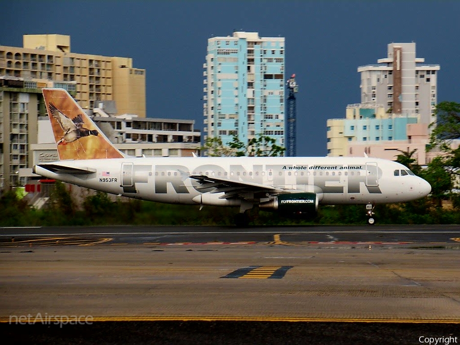 Frontier Airlines Airbus A319-112 (N953FR) | Photo 195035