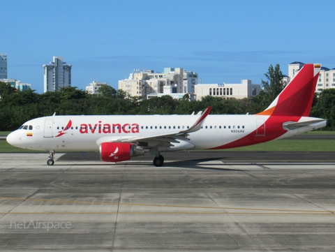 Avianca Airbus A320-214 (N956AV) at  San Juan - Luis Munoz Marin International, Puerto Rico