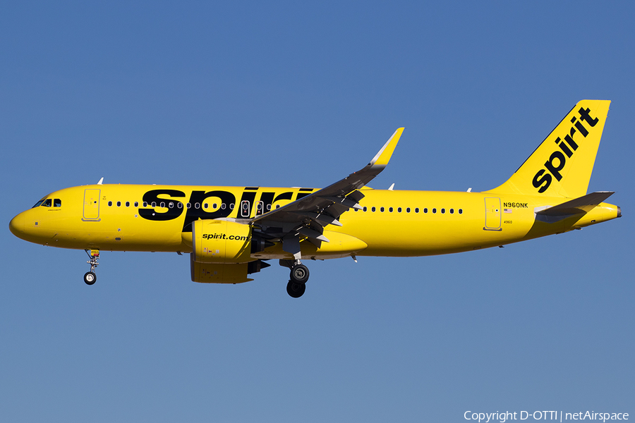 Spirit Airlines Airbus A320-271N (N960NK) | Photo 546983