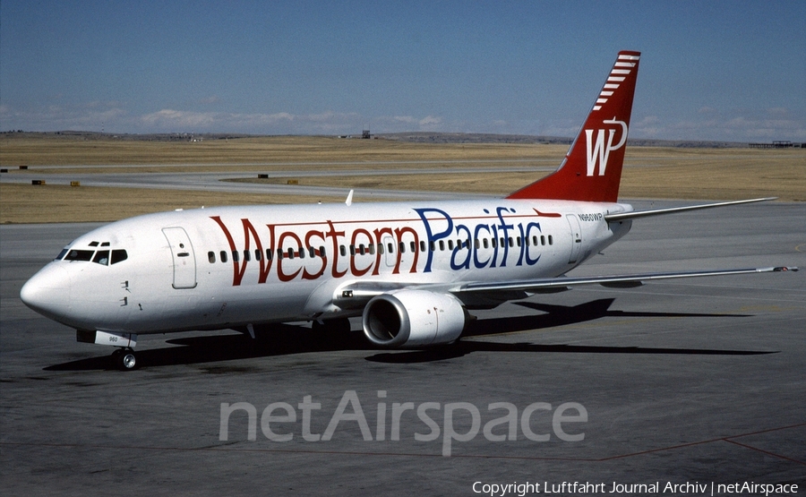 Western Pacific Airlines Boeing 737-3L9 (N960WP) | Photo 413759