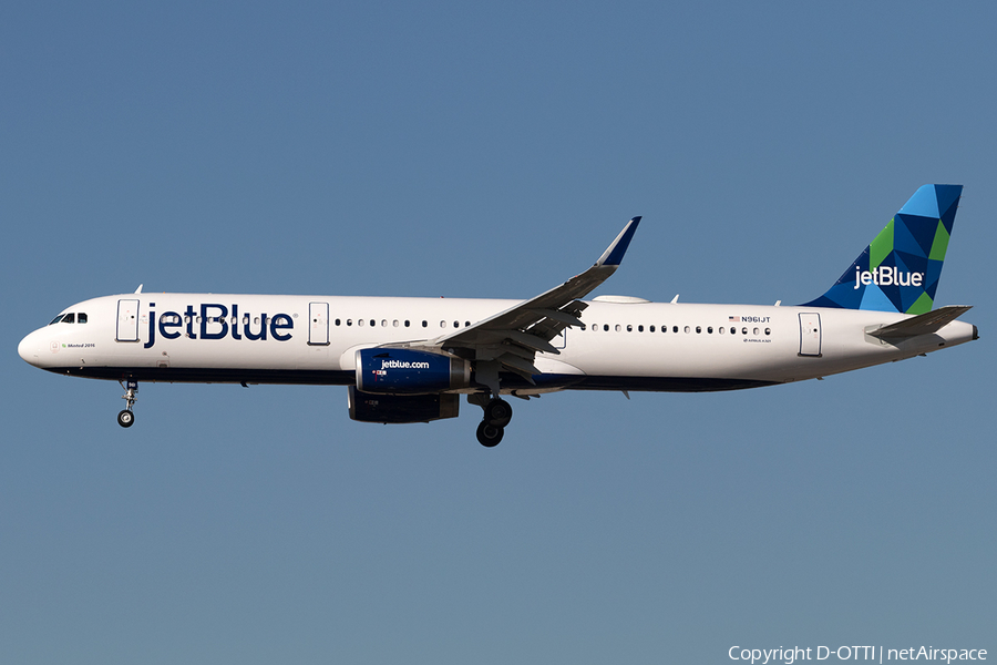 JetBlue Airways Airbus A321-231 (N961JT) | Photo 145213