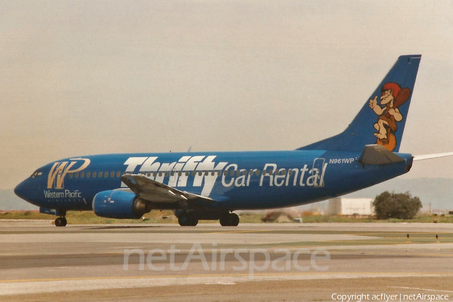 Western Pacific Airlines Boeing 737-3L9 (N961WP) | Photo 451767