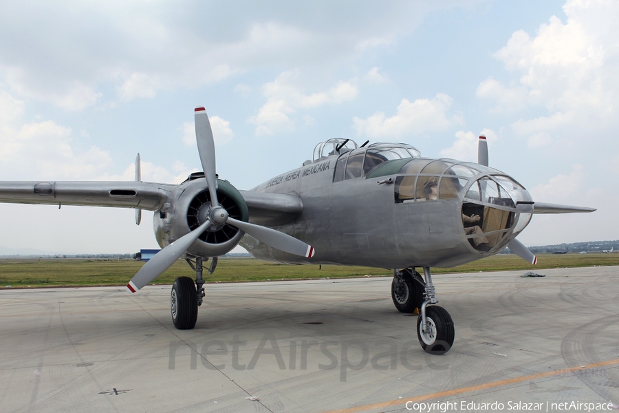 Mexican Air Force (Fuerza Aerea Mexicana) North American TB-25K Mitchell (N9623C) | Photo 96090