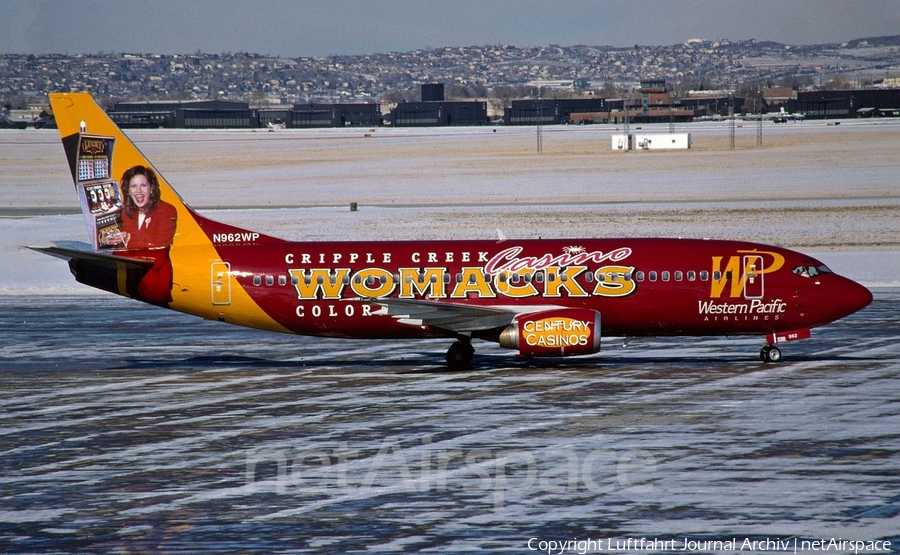 Western Pacific Airlines Boeing 737-3Y0 (N962WP) | Photo 412855