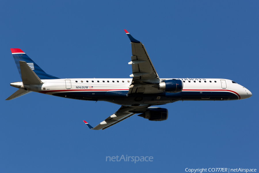US Airways Embraer ERJ-190AR (ERJ-190-100IGW) (N963UW) | Photo 48326