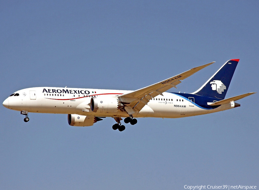 AeroMexico Boeing 787-8 Dreamliner (N964AM) | Photo 186114