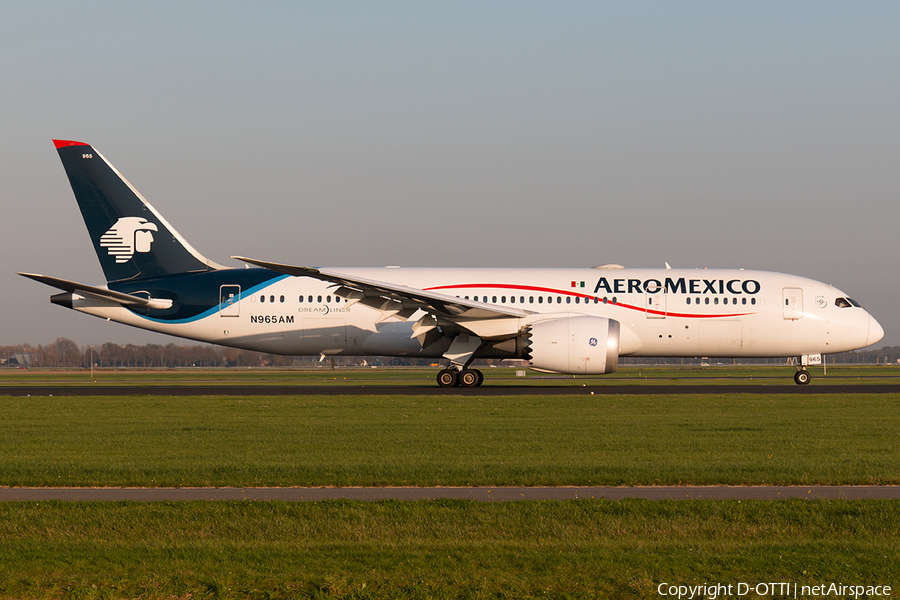 AeroMexico Boeing 787-8 Dreamliner (N965AM) | Photo 196019