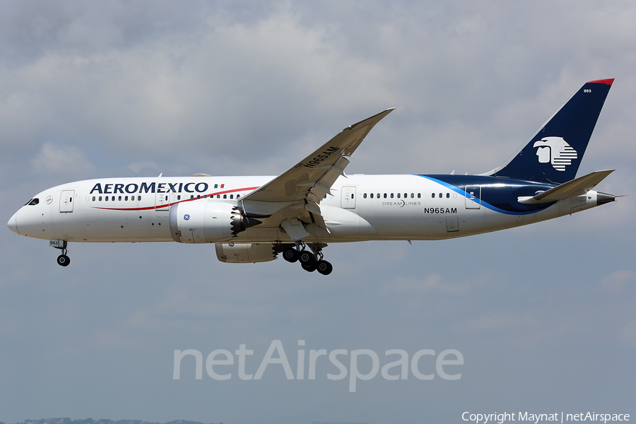 AeroMexico Boeing 787-8 Dreamliner (N965AM) | Photo 422619