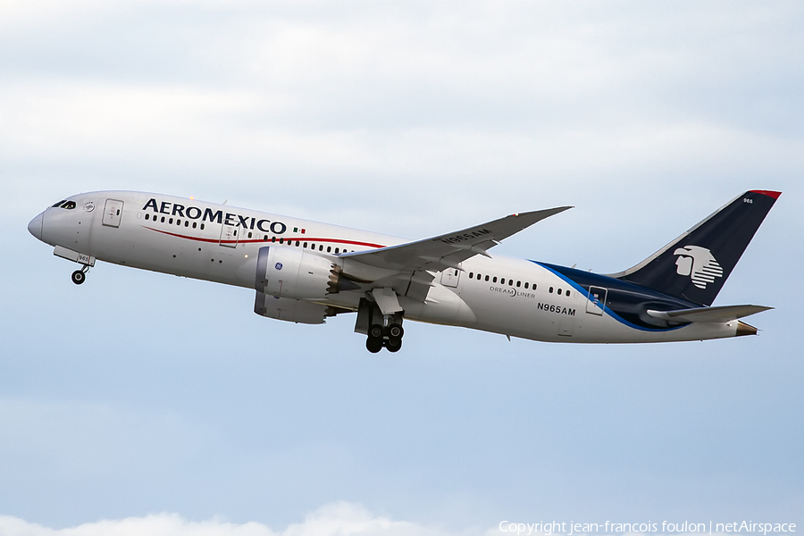 AeroMexico Boeing 787-8 Dreamliner (N965AM) | Photo 157140