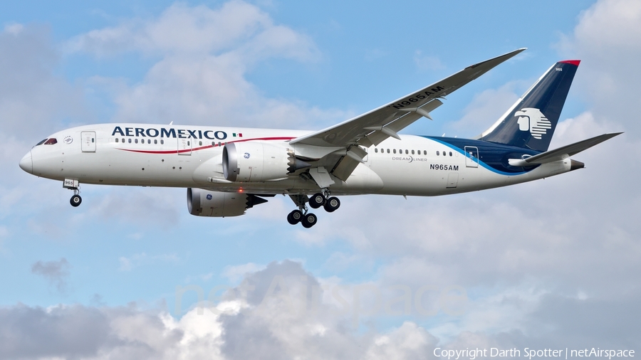 AeroMexico Boeing 787-8 Dreamliner (N965AM) | Photo 182393
