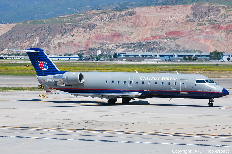 United Express (SkyWest Airlines) Bombardier CRJ-200LR (N965SW) | Photo 33301