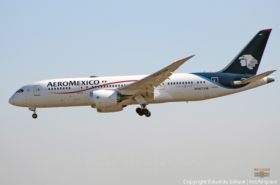 AeroMexico Boeing 787-8 Dreamliner (N967AM) | Photo 511569