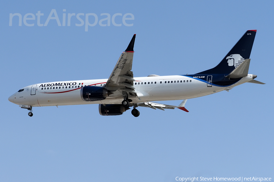AeroMexico Boeing 737-9 MAX (N974AM) | Photo 659941