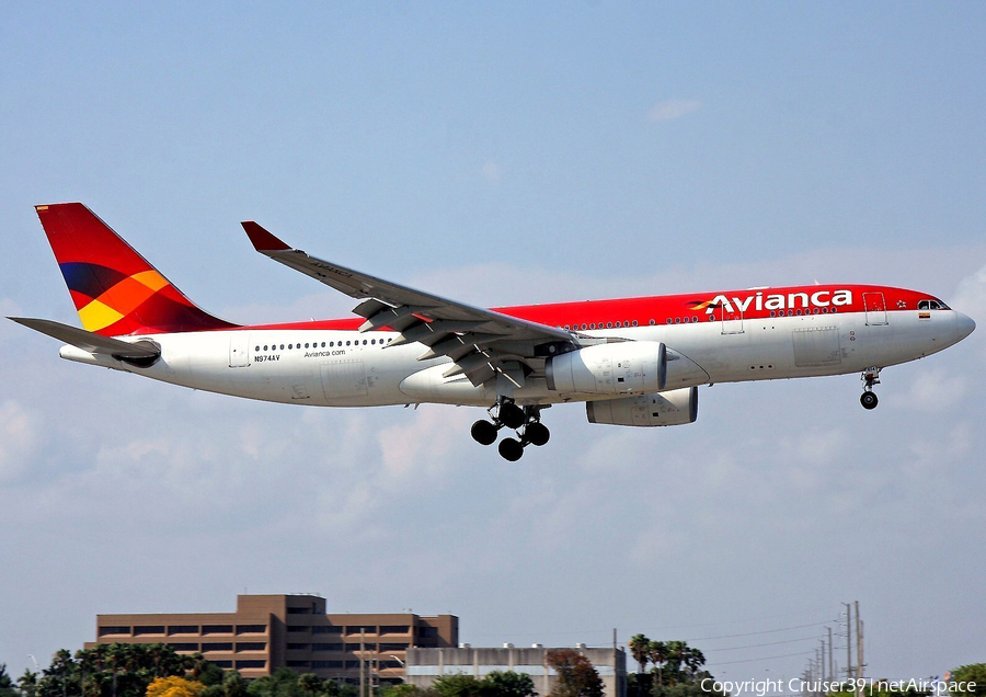 Avianca Airbus A330-243 (N974AV) | Photo 106516