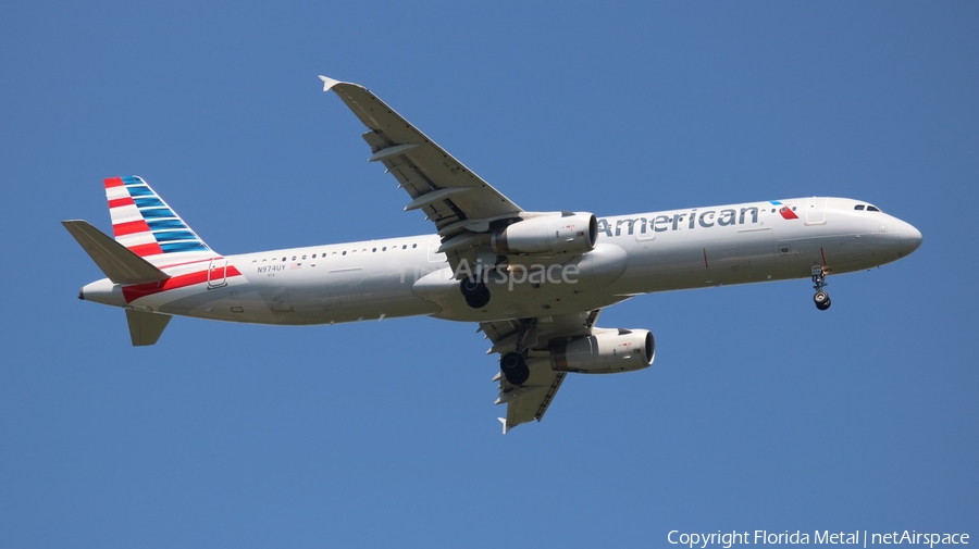 American Airlines Airbus A321-231 (N974UY) | Photo 324631