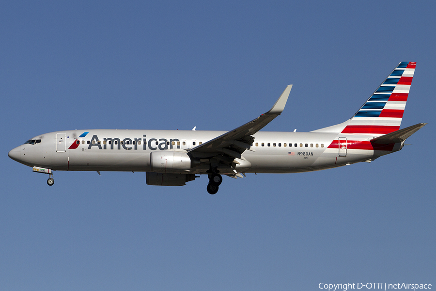 American Airlines Boeing 737-823 (N980AN) | Photo 467454