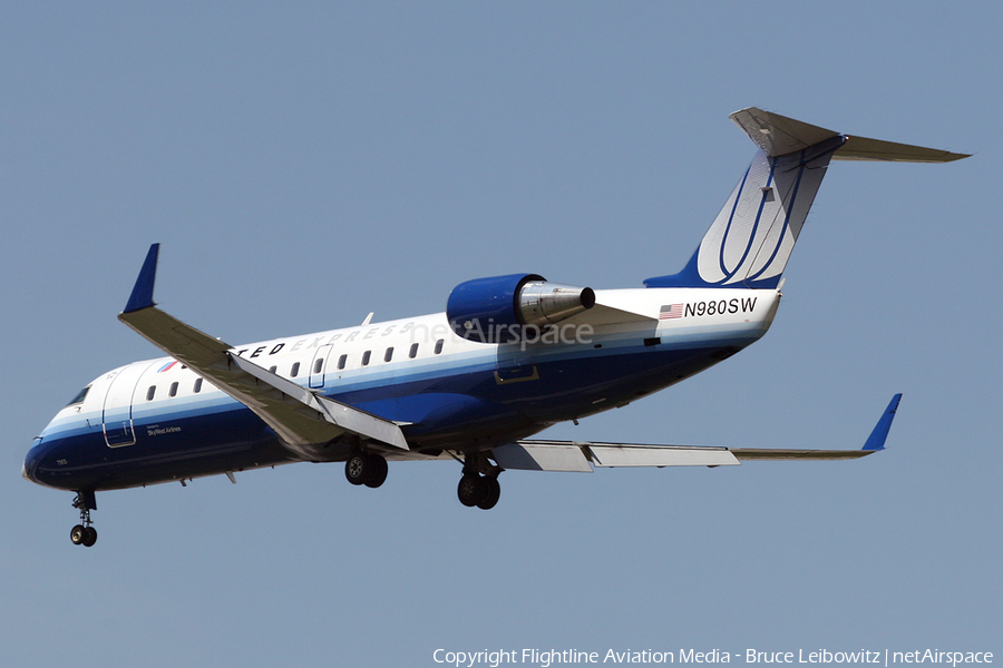 United Express (SkyWest Airlines) Bombardier CRJ-200LR (N980SW) | Photo 151912