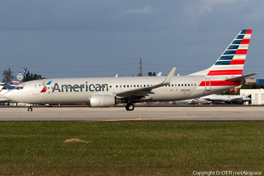 American Airlines Boeing 737-823 (N981AN) | Photo 138053